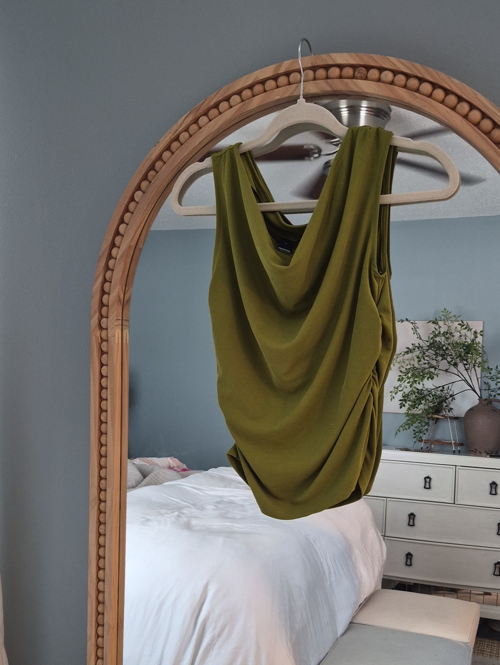 Old Navy Olive Green Cowl Neck Tank
